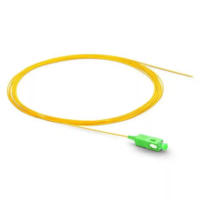 SC/ APC Single mode fiber optic Pigtail 9/125 Single Mode Optical fiber pigtail 0.9mm
SC/ APC Single mode fiber optic Pigtail 9/125 Single Mode Optical fiber pigtail 0.9mm