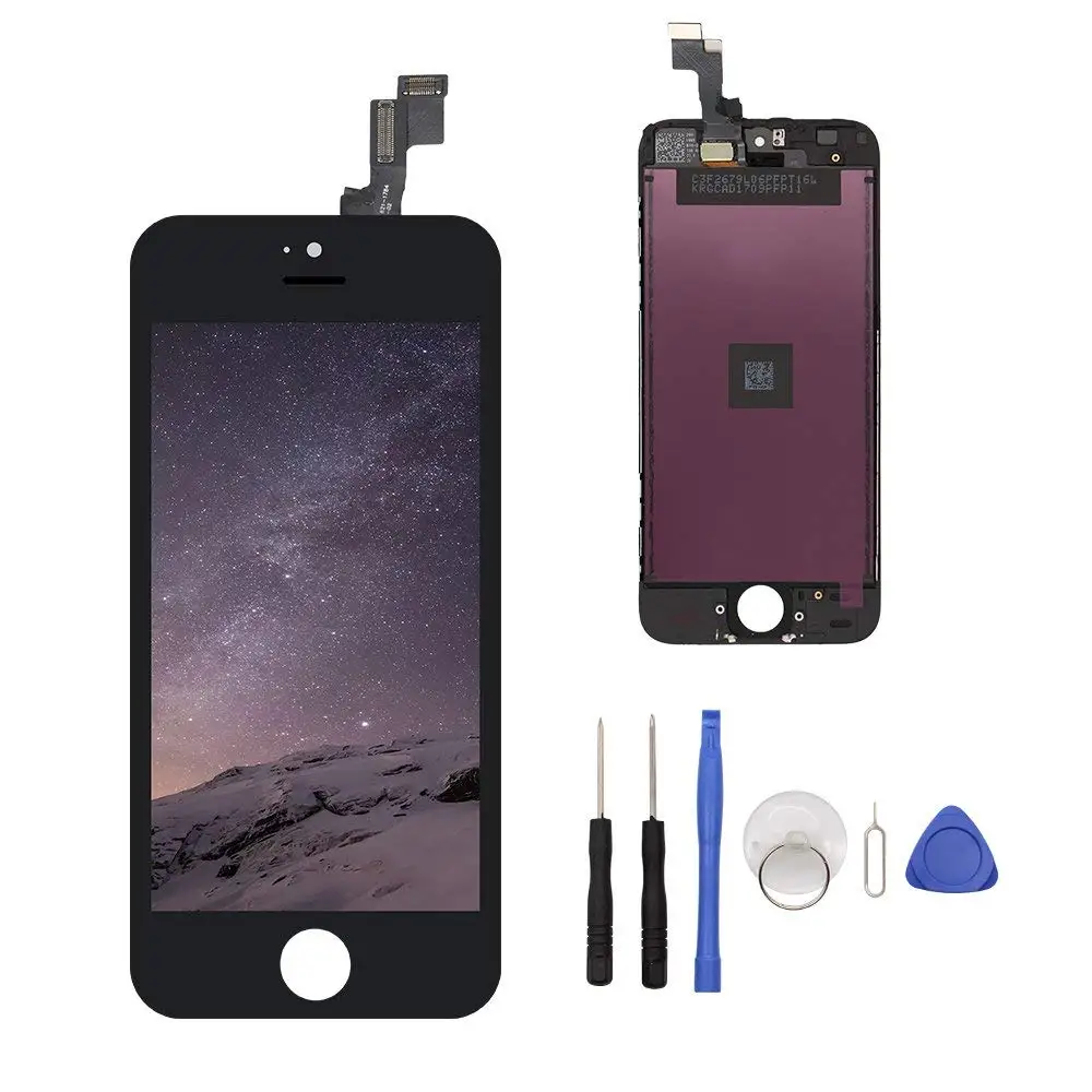 Su amigo AAA Quality Tianma Glass Screen for iPhone 5s LCD with Touch Screen Digitizer pantalla with tool kit accessories
Su amigo AAA Quality Tianma Glass Screen for iPhone 5s LCD with Touch Screen Digitizer pantalla with tool kit accessories