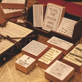 Vintage Retro English Library Letters Stamp DIY Wooden Rubber Stamps for Scrapbooking Stationery Scrapbooking Standard Stamp
Vintage Retro English Library Letters Stamp DIY Wooden Rubber Stamps for Scrapbooking Stationery Scrapbooking Standard Stamp