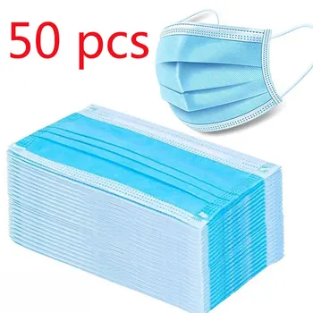 10Pcs Anti-Dust Dustproof Disposable Masks Earloop Face Mouth Masks Facial Protective Cover Masks 3 Layers
10Pcs Anti-Dust Dustproof Disposable Masks Earloop Face Mouth Masks Facial Protective Cover Masks 3 Layers