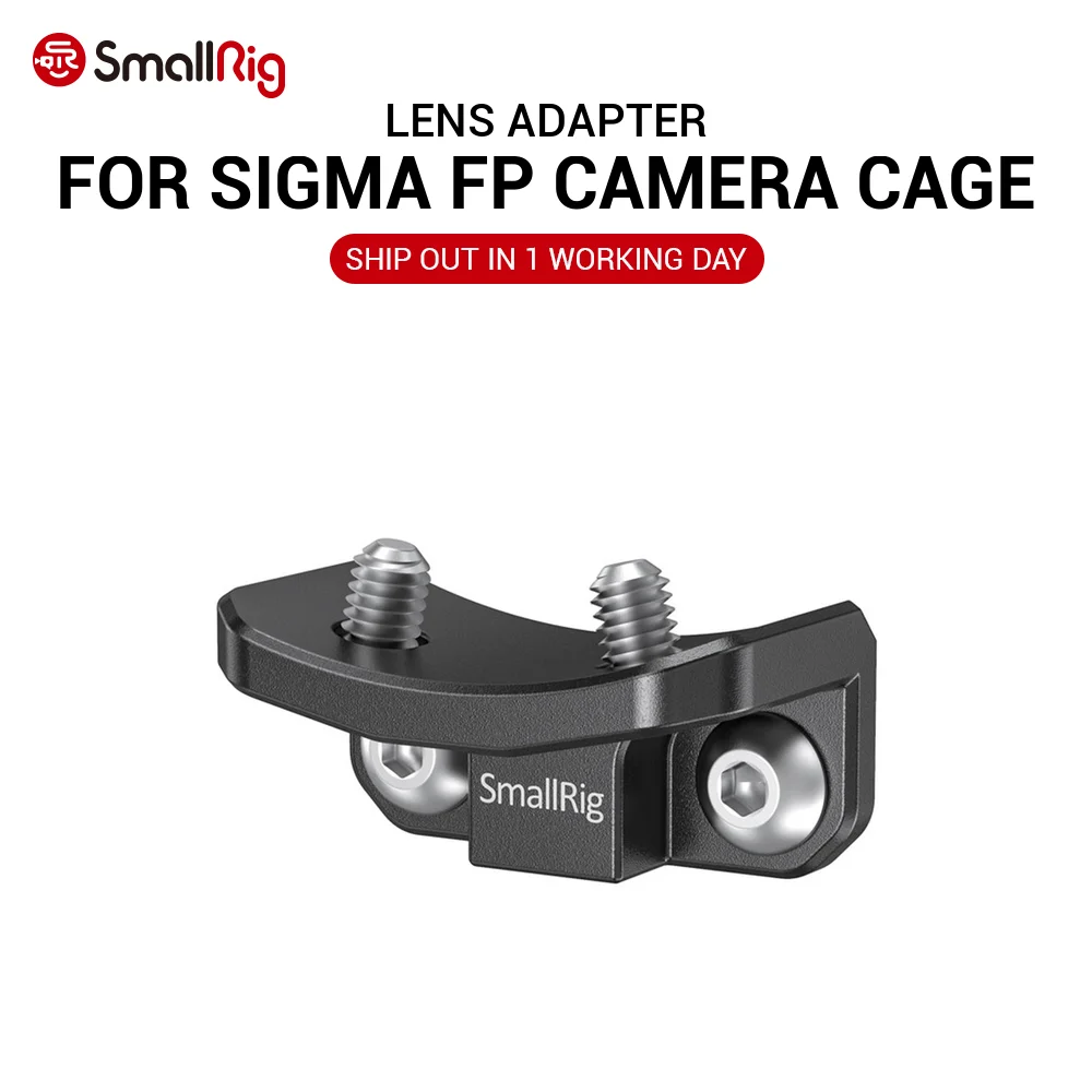 SmallRig Lens Adapter Support for Sigma fp Camera Cage Compatible with SIGMA MC-21(EF-L) / SIGMA MC-21(SA-L) 2650
SmallRig Lens Adapter Support for Sigma fp Camera Cage Compatible with SIGMA MC-21(EF-L) / SIGMA MC-21(SA-L) 2650