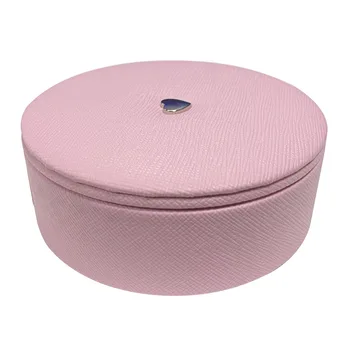 10*10*4 cm Packaging Pink Leather Round Box Bracelet Jewelry Display Gift Box For Women Europe Diy Velvet Bracelet Box Storage
10*10*4 cm Packaging Pink Leather Round Box Bracelet Jewelry Display Gift Box For Women Europe Diy Velvet Bracelet Box Storage