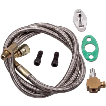 50" Braided Stainless Steel Turbo Charge 1/8 NPT Fitting Oil Feed Line For T3/T4
50" Braided Stainless Steel Turbo Charge 1/8 NPT Fitting Oil Feed Line For T3/T4