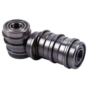 FR4-ZZ 1/4inch * 5/8inch * 0.196inch Flanged Radial Ball Bearing 10pack 
FR4-ZZ 1/4inch * 5/8inch * 0.196inch Flanged Radial Ball Bearing 10pack