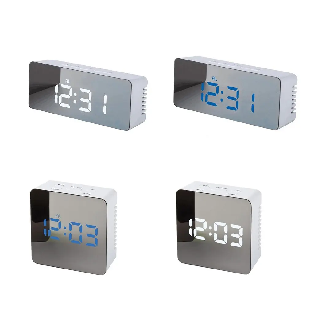 Creative Multifunctional Mirror Alarm Clock Rectangle LED Alarm Clock Battery Plug-in Dual-use Mirror Alarm Clock
Creative Multifunctional Mirror Alarm Clock Rectangle LED Alarm Clock Battery Plug-in Dual-use Mirror Alarm Clock
