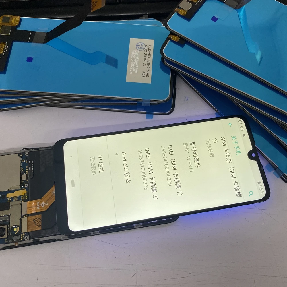 Black 6.26" For Wiko View 3 LCD Display + Touch Screen Digitizer Assembly For Wiko View3 W-P311 LCD Phone Repair Parts + Tools
Black 6.26" For Wiko View 3 LCD Display + Touch Screen Digitizer Assembly For Wiko View3 W-P311 LCD Phone Repair Parts + Tools