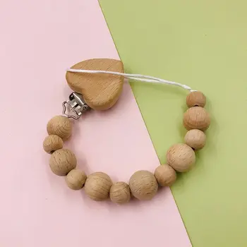 Baby Toddler Dummy Pacifier Soother Nipple Wooden Chain Clip Holder Gift Gift P31B
Baby Toddler Dummy Pacifier Soother Nipple Wooden Chain Clip Holder Gift Gift P31B