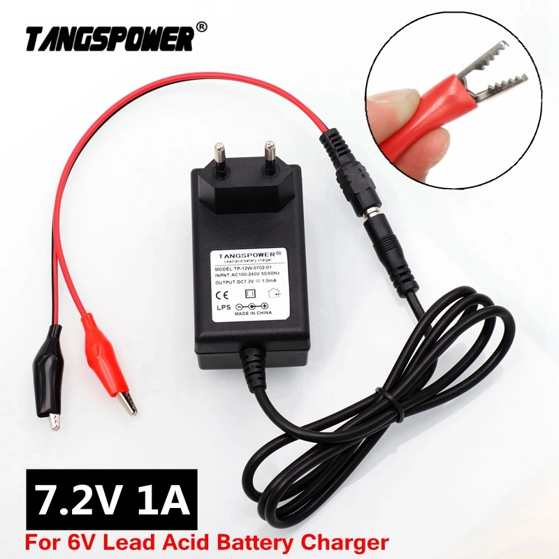 7.2V 1A Lead Acid Battery Charger For Car Motorcycle Scooter 6V Lead Acid Battery 7.4V Charger
7.2V 1A Lead Acid Battery Charger For Car Motorcycle Scooter 6V Lead Acid Battery 7.4V Charger
