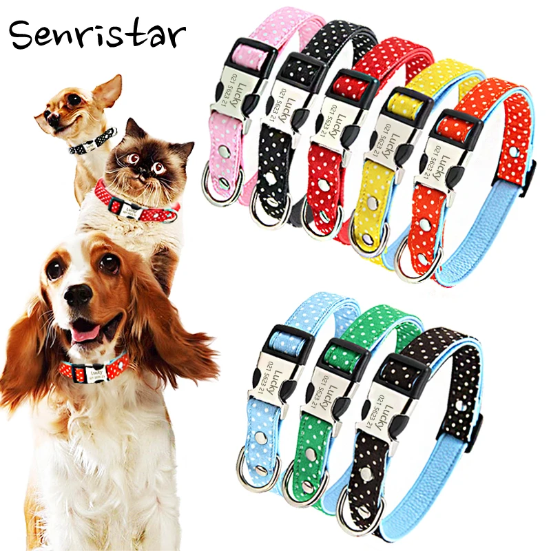 Personalized Custom Alloy Buckle Pet Dog Tag Collar For Small Medium Large Dogs Engraved Nameplate ID Pu Leather Cat Dog Collar
Personalized Custom Alloy Buckle Pet Dog Tag Collar For Small Medium Large Dogs Engraved Nameplate ID Pu Leather Cat Dog Collar