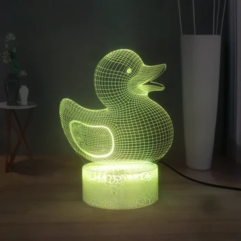 Lovely Little duck Swim 3D Visual Table Lamp Cute Animal 3D LED Night Light Smart USB Touch Desk Lamp Child Bedroom Night Lamp
Lovely Little duck Swim 3D Visual Table Lamp Cute Animal 3D LED Night Light Smart USB Touch Desk Lamp Child Bedroom Night Lamp
