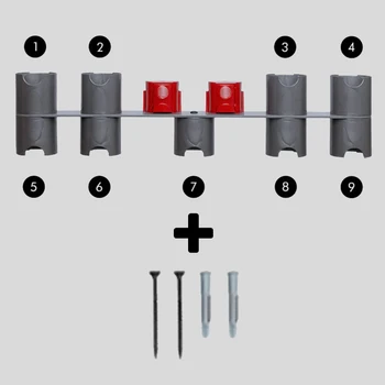 Wall mounted Storage rack Screws Nuts Tool For Dyson V7 V8 Set Unit Shelf