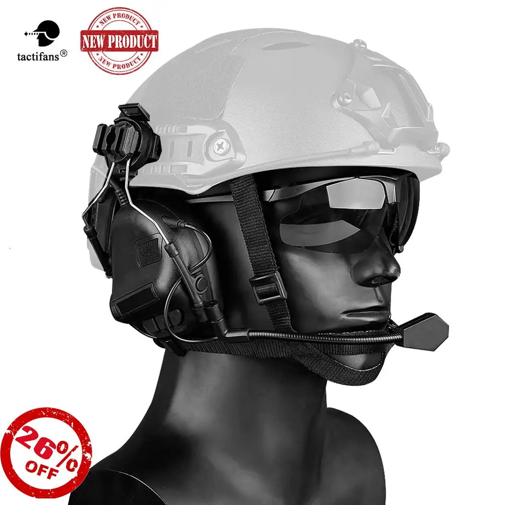 TACTIFANS High Quality Army Tactical Hunting Shooting Headsets Military Helmet Airsoft Headphone Excloud PTT
TACTIFANS High Quality Army Tactical Hunting Shooting Headsets Military Helmet Airsoft Headphone Excloud PTT