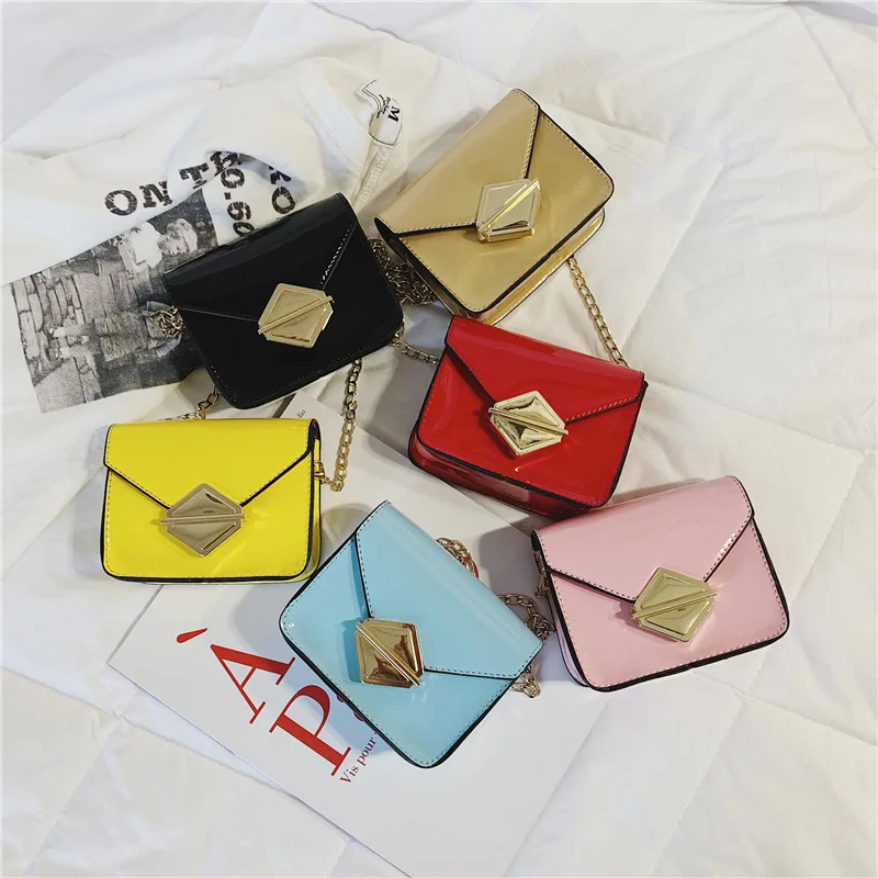 CHILDREN'S Bag Korean-style 2019 Summer New Style Patent Leather Girls Fashion Shoulder Oblique Bag with Chain Purse Bag Women's
CHILDREN'S Bag Korean-style 2019 Summer New Style Patent Leather Girls Fashion Shoulder Oblique Bag with Chain Purse Bag Women's