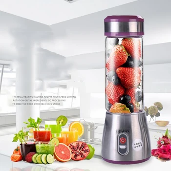2020 380ml USB Rechargeable Portable Blender Mixer 6 Blades Juicer Juice Citrus Lemon Vegetable Fruit Smoothie Squeezers 
2020 380ml USB Rechargeable Portable Blender Mixer 6 Blades Juicer Juice Citrus Lemon Vegetable Fruit Smoothie Squeezers
