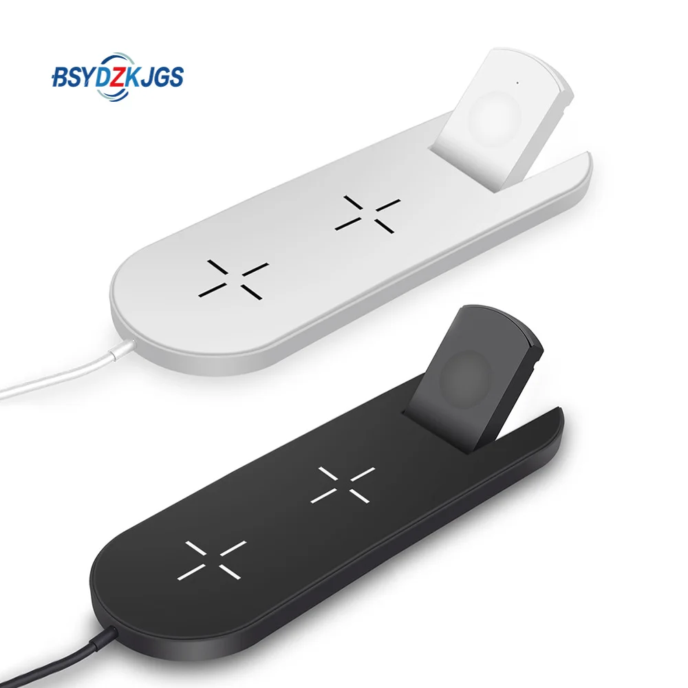 BSYDZKJGS Wireless Charger For iPhone X XS MAX XR 8 Fast Wireless Full load 3 in 1 Charging Pad for Airpods 2019 Apple Watch 4 3
BSYDZKJGS Wireless Charger For iPhone X XS MAX XR 8 Fast Wireless Full load 3 in 1 Charging Pad for Airpods 2019 Apple Watch 4 3