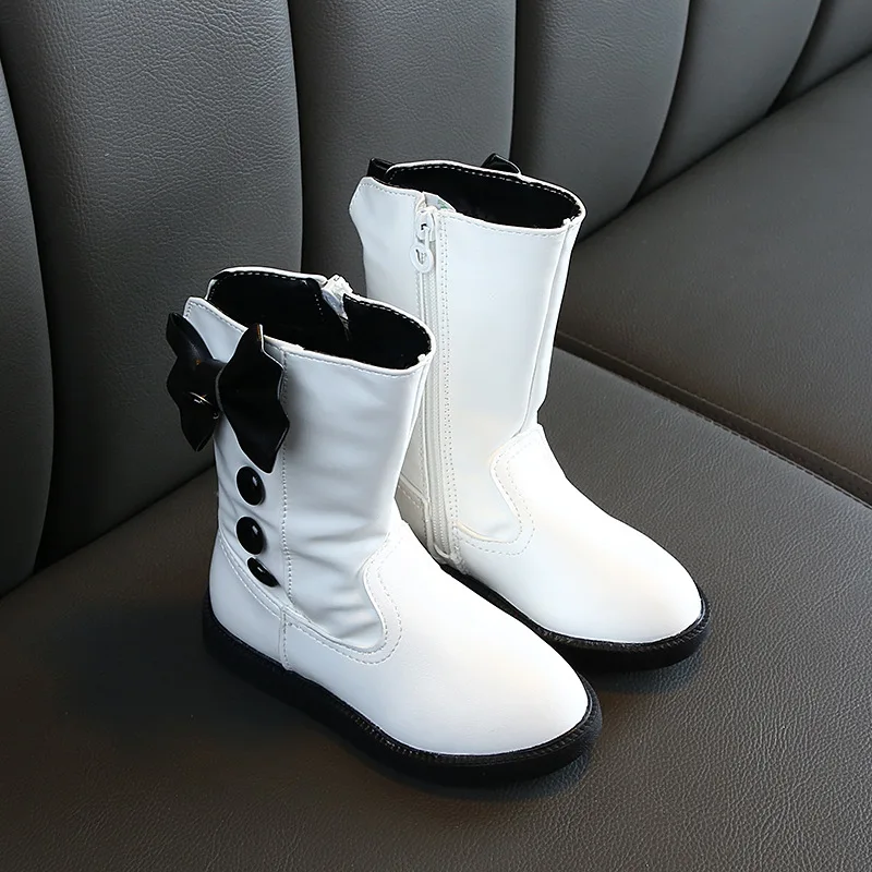 Children's Winter Boots for Girls Bowtie Mid-calf Fashion Boots Princess Winter Flats Dress Shoes Black Red White Snow Shoes
Children's Winter Boots for Girls Bowtie Mid-calf Fashion Boots Princess Winter Flats Dress Shoes Black Red White Snow Shoes