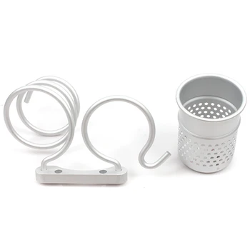 Bathroom Wall-Mounted Hair Dryer Rack Wall Shelf Storage Hairdryer Holder Space Aluminum Silver Kitchen Organizer Hanger Gadgets 
Bathroom Wall-Mounted Hair Dryer Rack Wall Shelf Storage Hairdryer Holder Space Aluminum Silver Kitchen Organizer Hanger Gadgets