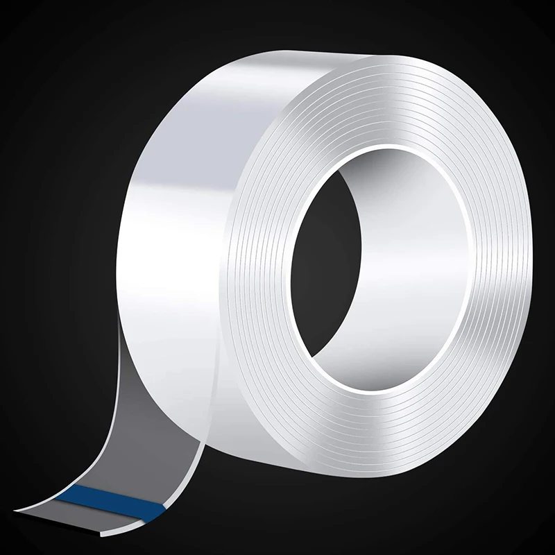 

1M/3M/5M Double-sided Nano Tape Double Sided Tape Transparent NoTrace Reusable Waterproof Adhesive Tape Cleanable Tapes for face