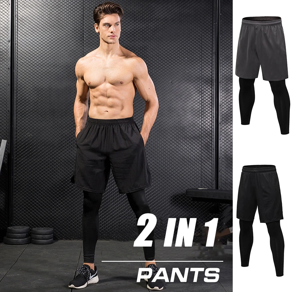 Men's workout tights shorts Clearance