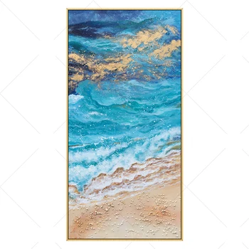 Handpainted Home Decor Art Sea and Beach Oil Painting Wall Art on Canvas Wall Scenery Pictures Wedding Gift Unframed
Handpainted Home Decor Art Sea and Beach Oil Painting Wall Art on Canvas Wall Scenery Pictures Wedding Gift Unframed