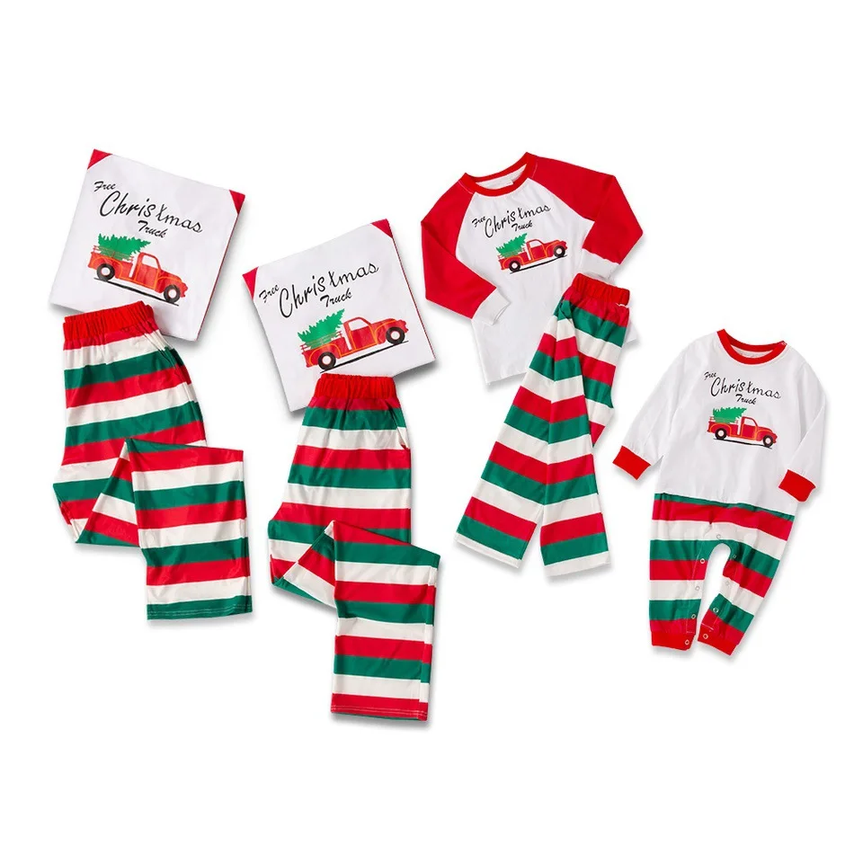Matching Family Outfits Dad Son Christmas Pajamas Family Look Mom and Daughter Matching Clothes Truck Printed Baby Romper Couple
Matching Family Outfits Dad Son Christmas Pajamas Family Look Mom and Daughter Matching Clothes Truck Printed Baby Romper Couple