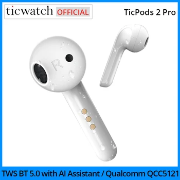 Ticwatch TicPods 2 Pro TWS Bluetooth Earbuds Qualcomm QCC5121 Quick- Command Dual Mic Noise Cancelling AI Assistant Earphone
Ticwatch TicPods 2 Pro TWS Bluetooth Earbuds Qualcomm QCC5121 Quick- Command Dual Mic Noise Cancelling AI Assistant Earphone