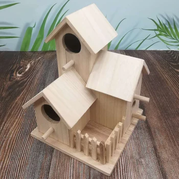 Modern Garden Decoration Craft Pastoral Wall Mounted Outdoor Nest Warm Pet Supplies Cage Wooden Bird House Easy Install Perch
Modern Garden Decoration Craft Pastoral Wall Mounted Outdoor Nest Warm Pet Supplies Cage Wooden Bird House Easy Install Perch