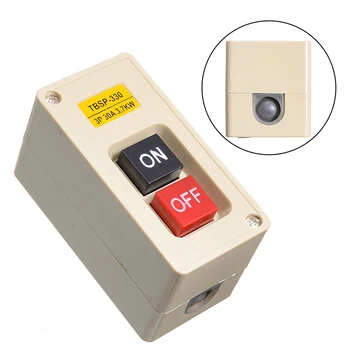 3.7W 30A TBSP-330 Switch 3 Phase ON/OFF Lock Tend Power Push Button Switch Station for Textile Machinery Equipment 104*63*53mm
3.7W 30A TBSP-330 Switch 3 Phase ON/OFF Lock Tend Power Push Button Switch Station for Textile Machinery Equipment 104*63*53mm