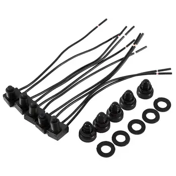 5PCS Waterproof Push-Button On-Off Switch Wired Self-Locking Modified Button Switch For Motorcycle/Auto Car
5PCS Waterproof Push-Button On-Off Switch Wired Self-Locking Modified Button Switch For Motorcycle/Auto Car