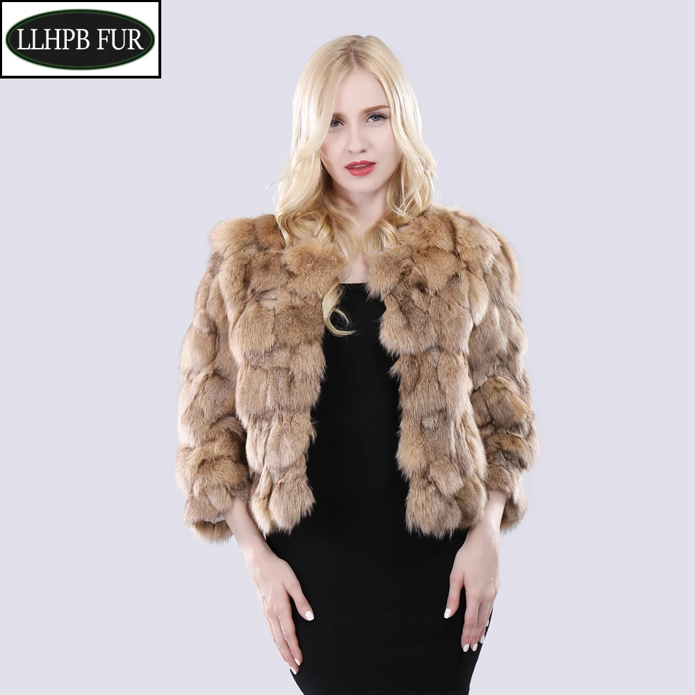 Женская короткая шуба из натурального Лисьего меха, теплая зимняя шуба из 100% натурального меха лисы
Женская короткая шуба из натурального Лисьего меха, теплая зимняя шуба из 100% натурального меха лисы