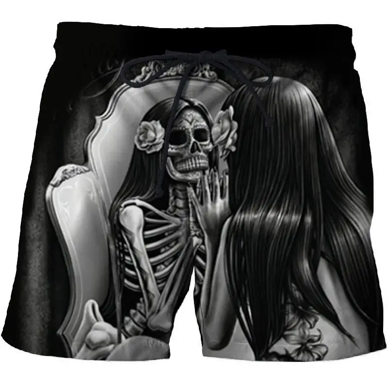 2021 skull 3D Printed Summer Shorts Surfing Beach Shorts Masculino Men/Women Travel Quick Dry Vacation black Board Shorts
2021 skull 3D Printed Summer Shorts Surfing Beach Shorts Masculino Men/Women Travel Quick Dry Vacation black Board Shorts