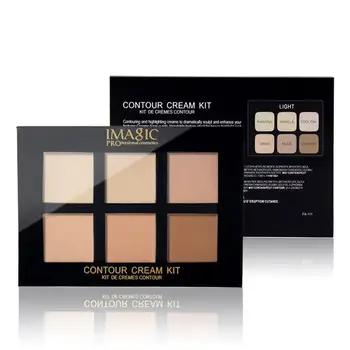 IMAGIC Foundation Cream Contour Palette Kit Pro 6 Colors Concealer Makeup Palette 1pcs Concealer Face Primer for All Skin Types
IMAGIC Foundation Cream Contour Palette Kit Pro 6 Colors Concealer Makeup Palette 1pcs Concealer Face Primer for All Skin Types