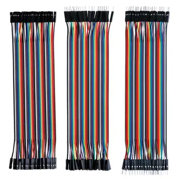 120pcs Dupont Jumper wire 20CM Male to Male + Female to Male + Female to Female Jumper Wire Dupont Cable for arduino DIY KIT
120pcs Dupont Jumper wire 20CM Male to Male + Female to Male + Female to Female Jumper Wire Dupont Cable for arduino DIY KIT