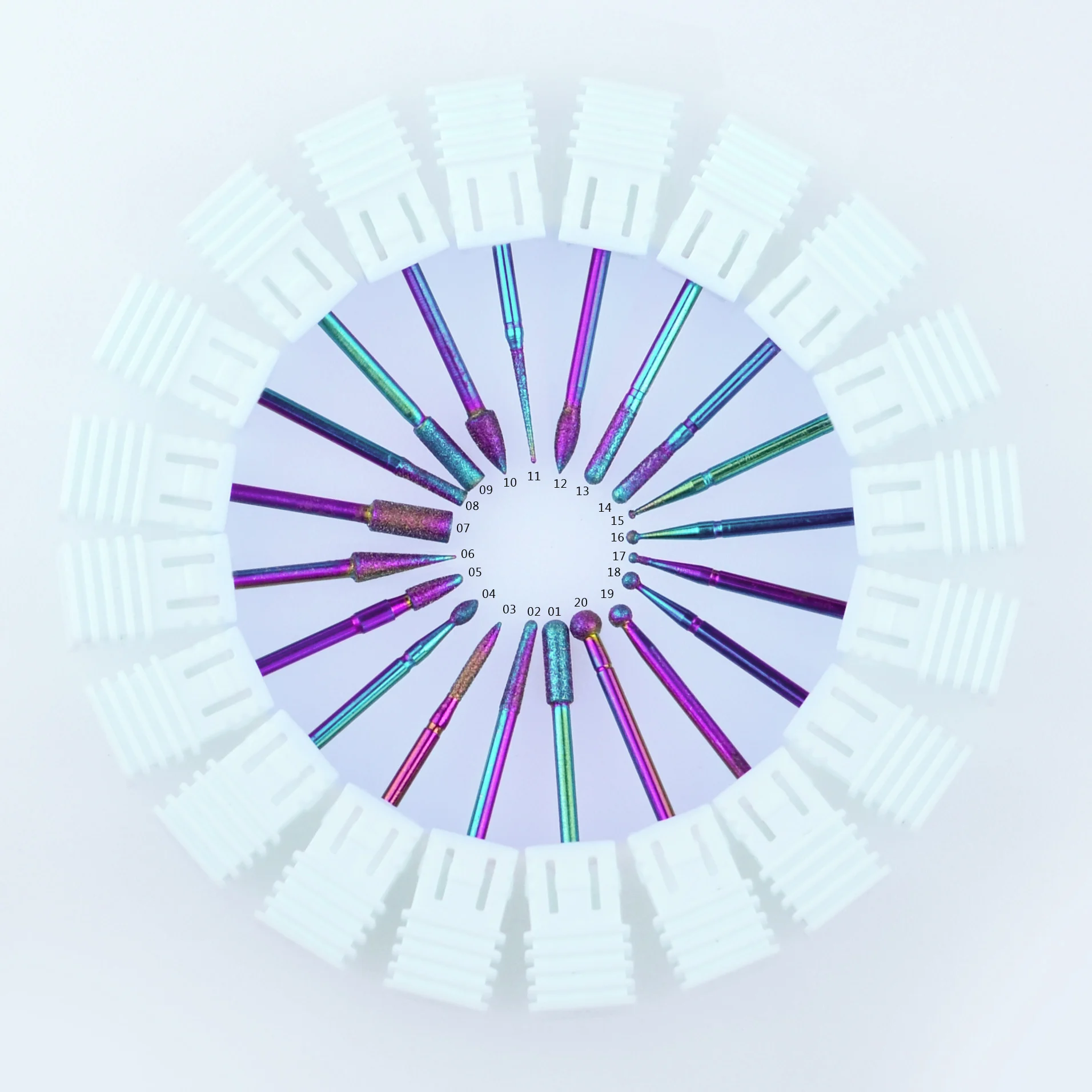 20 Types Milling Cutter For Manicure Nail Drill Rainbow Diamond Manicure Machine Pedicure Electric Nail Drill Bits Accessories
20 Types Milling Cutter For Manicure Nail Drill Rainbow Diamond Manicure Machine Pedicure Electric Nail Drill Bits Accessories