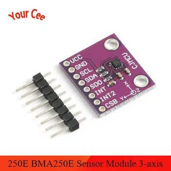 250E BMA250E Sensor Module 3 Three-axis Low G Acceleration Sensor CJMCU-250E Triaxial MEMS Board SPI IIC Interface for Arduino
250E BMA250E Sensor Module 3 Three-axis Low G Acceleration Sensor CJMCU-250E Triaxial MEMS Board SPI IIC Interface for Arduino