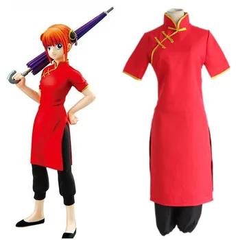Kagura wig Cosplay GINTAMA leader Kagura Kimono uniform Cosplay Costume Halloween GINTAMA Kung Fu Clothing Lady Girl Cheongsam
Kagura wig Cosplay GINTAMA leader Kagura Kimono uniform Cosplay Costume Halloween GINTAMA Kung Fu Clothing Lady Girl Cheongsam