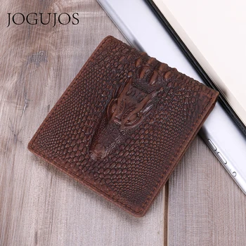 JOGUJOS New Men's Wallet Genuine Leather Business Wallets Fashion Crocodile Head Male RFID Wallet Credit Card Holder Coin Purse
JOGUJOS New Men's Wallet Genuine Leather Business Wallets Fashion Crocodile Head Male RFID Wallet Credit Card Holder Coin Purse