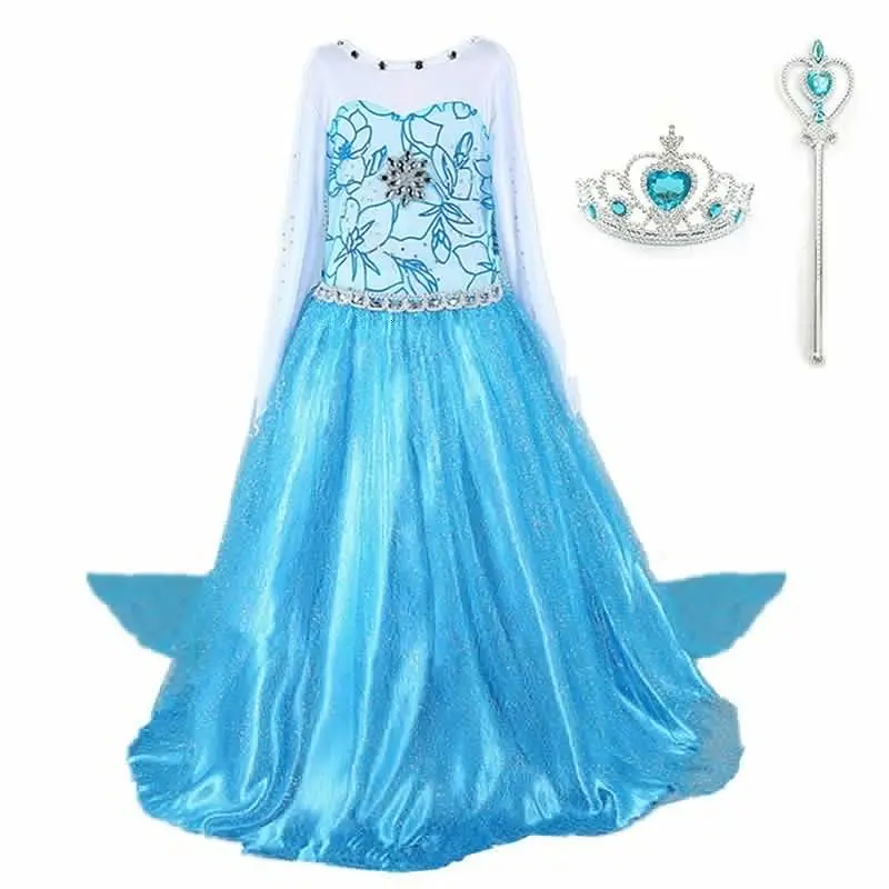 kids costume 2019 Elsa Dress Up Costume Dress for Girls Anna Princess Party Dresses with Crown and Wand For age 2-10 Y
kids costume 2019 Elsa Dress Up Costume Dress for Girls Anna Princess Party Dresses with Crown and Wand For age 2-10 Y