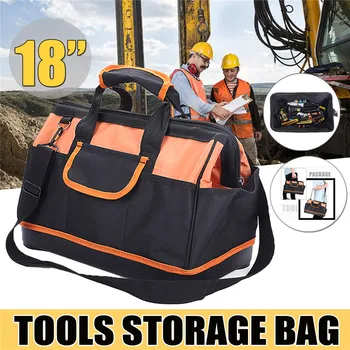 18 Inch Waterproof Molded Base Large Capacity Pouch Tools Storage Bags Oxford fabric Professional Single shoulder tool bag
18 Inch Waterproof Molded Base Large Capacity Pouch Tools Storage Bags Oxford fabric Professional Single shoulder tool bag