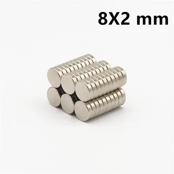 60/80/100Pcs 8X2 mm N35 Super Strong Rare Earth Neodymium Magnets, Powerful Small Round Magnetic Imanes Disc 8x2
60/80/100Pcs 8X2 mm N35 Super Strong Rare Earth Neodymium Magnets, Powerful Small Round Magnetic Imanes Disc 8x2