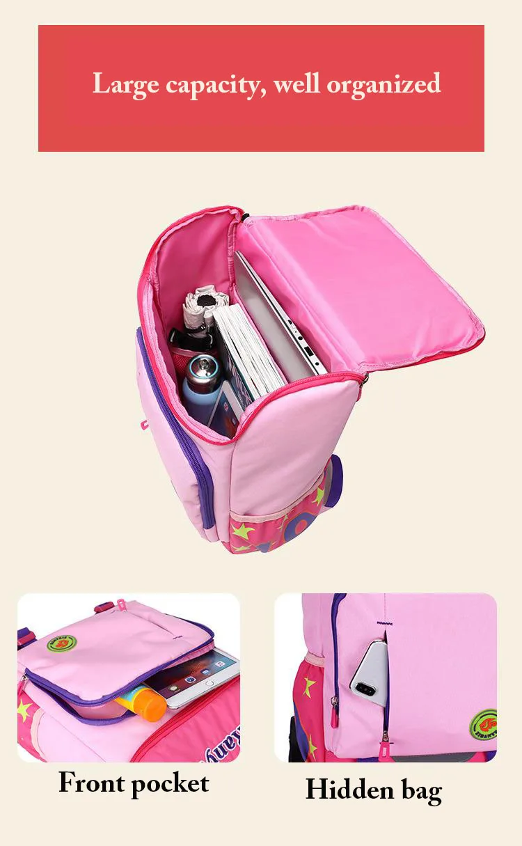 2019 cartoon trolley case climb the stairs school bag 6-10 years