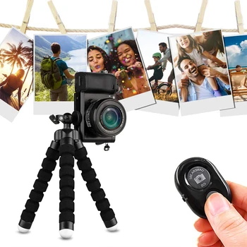 Sponge Octopus Tripod Mini Flexible Kit Outdoor Mobile Phone with Bluetooth Remote Shutter Decoration for Cellphone
Sponge Octopus Tripod Mini Flexible Kit Outdoor Mobile Phone with Bluetooth Remote Shutter Decoration for Cellphone