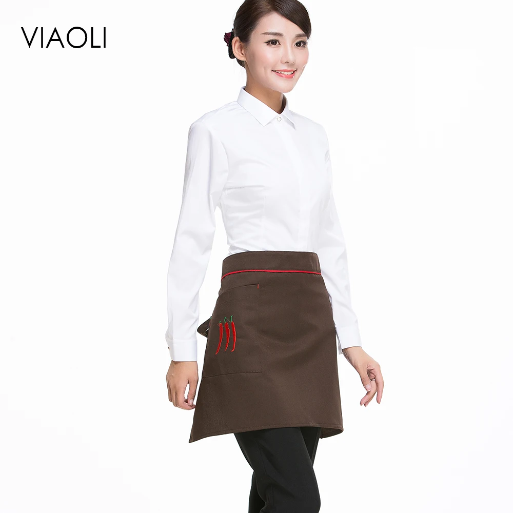 Embroidery Universal Unisex Kitchen Cooking Hotel Chef Aprons Chef Uniforms Waist Apron Short Apron Waiter Apron With Pockets
Embroidery Universal Unisex Kitchen Cooking Hotel Chef Aprons Chef Uniforms Waist Apron Short Apron Waiter Apron With Pockets