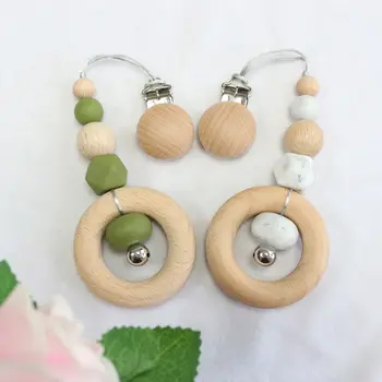 Baby Pacifier Chain Clip Infant Teether Nipple Holder Wooden Teething Ring Nursing Chewing Toys Hanging Pendant Decor
Baby Pacifier Chain Clip Infant Teether Nipple Holder Wooden Teething Ring Nursing Chewing Toys Hanging Pendant Decor