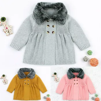 PUDCOCO Toddler Kids Baby Girl Winter Warm Coat Faux Fur Outerwear Long Sleeve Knit Sweater Cardigan Jacket Clothes 3-24M 
PUDCOCO Toddler Kids Baby Girl Winter Warm Coat Faux Fur Outerwear Long Sleeve Knit Sweater Cardigan Jacket Clothes 3-24M
