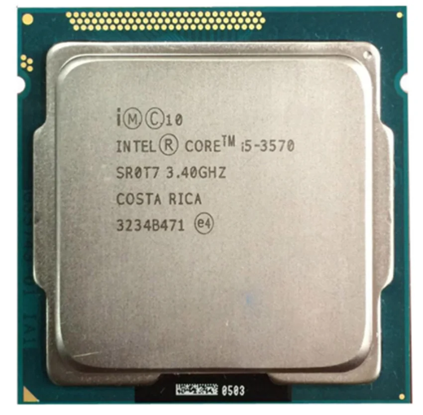 Intel Core i5-3570 I5 3570 Processor (6M Cache, 3.4GHz) LGA1155 PC 77W computer Desktop Quad-Core CPU