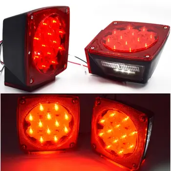 2pcs Car Truck LED Rear 12V Lights Rear Submersible Square Lights Tail Brake Boat Stud Mount Tail Light Assembly
2pcs Car Truck LED Rear 12V Lights Rear Submersible Square Lights Tail Brake Boat Stud Mount Tail Light Assembly