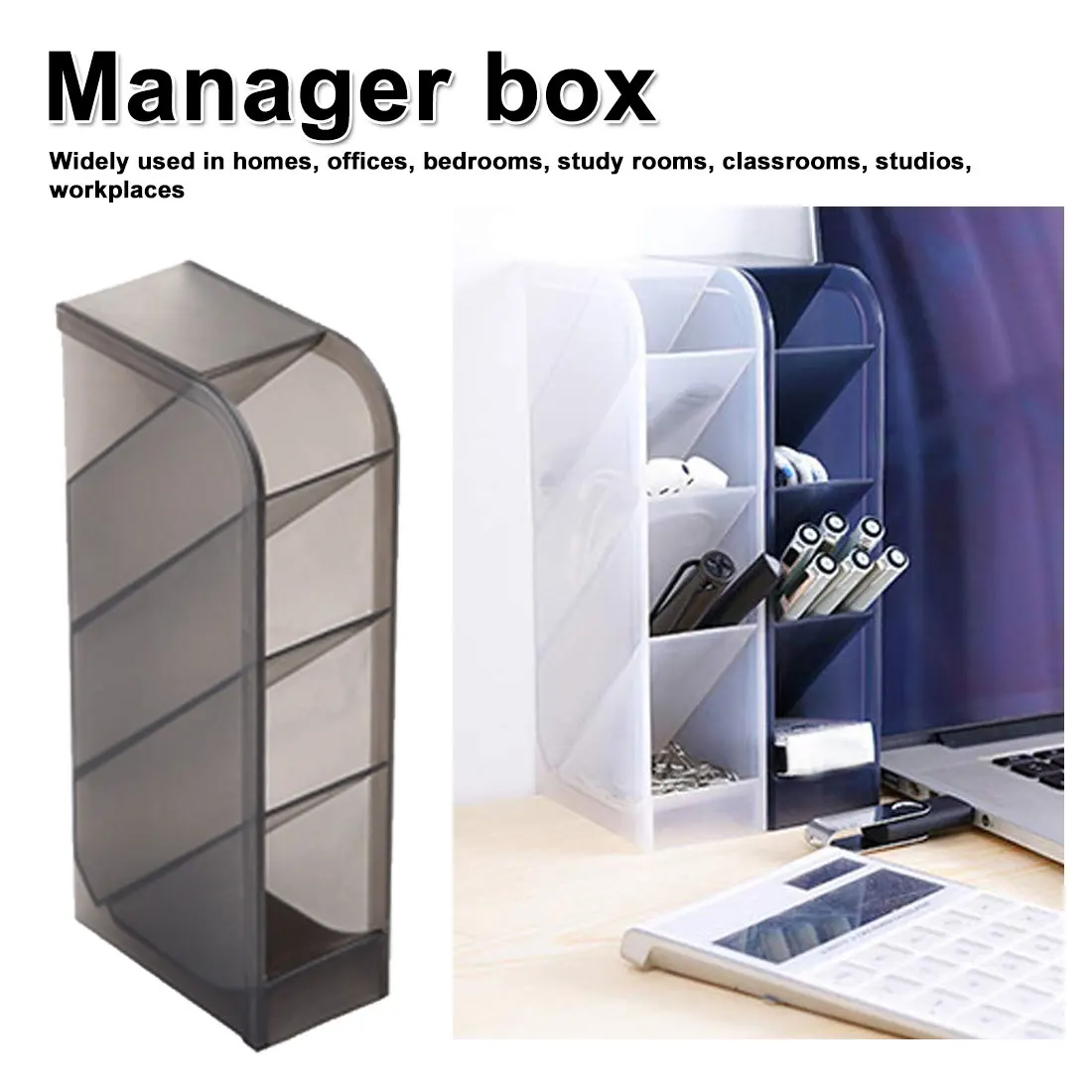 Multi-function Grid Desktop Pen Holder Office School Storage Case Clear White Black Plastic Box Desk Pen Pencil Organizer
Multi-function Grid Desktop Pen Holder Office School Storage Case Clear White Black Plastic Box Desk Pen Pencil Organizer
