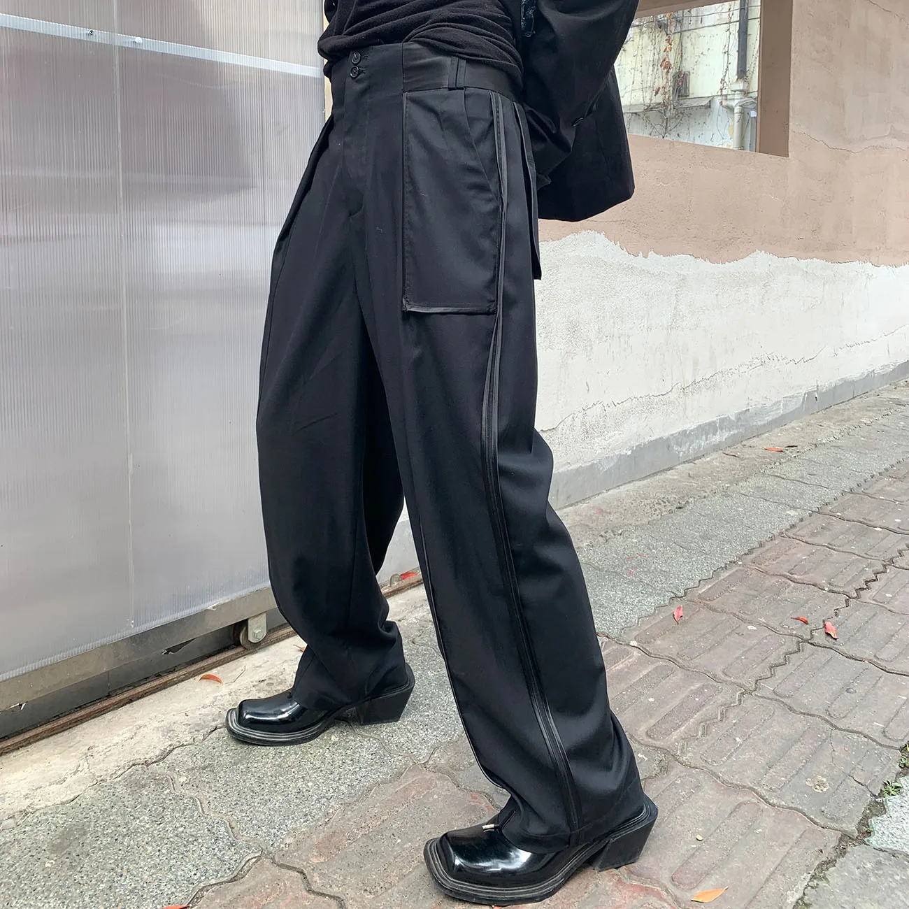 2021 New Men Women clothing fashion Hairstylist Design Casual Loose straight Pants plus size Singer costumes 27-46
2021 New Men Women clothing fashion Hairstylist Design Casual Loose straight Pants plus size Singer costumes 27-46