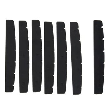 SEWS-6Pcs Black 6-String Guitar Top Nut 42X3.5Mm & 1Pcs Electric Guitar Upper Nut Flat Bottom Pt-5042-00 42x3x5.5Mm
SEWS-6Pcs Black 6-String Guitar Top Nut 42X3.5Mm & 1Pcs Electric Guitar Upper Nut Flat Bottom Pt-5042-00 42x3x5.5Mm